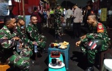 Koramil 01/Jatinegara Gelar Patroli/Siskamling Keliling Ciptakan Wilayah Aman dan Kondusif