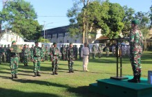 Kodim 0723/Klaten Gelar Upacara 17-an, Dandim Bacakan Amanat Kasad