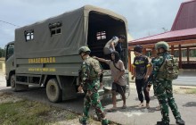 Empat Masyarakat Pendulang Emas di Kampung Kawe Awimbon Kembali Berhasil Dievakuasi