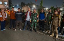 Koramil Cipayung Gelar Patroli Bersama Komduk Ciptakan Wilayah Aman dan Kondusif