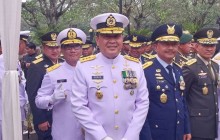 KAKOORDOS SESKOAL HADIRI UPACARA PEMAKAMAN MENTERI PERTAHANAN RI PERIODE 2014-2019 JENDERAL TNI (PUR
