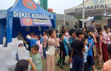 BAKTI PRAJURIT KODAERAL III DALAM UPAYA BERIKAN TRAUMA HEALING BAGI KORBAN KEBAKARAN KEMAYORAN