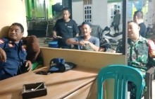 Babinsa Koramil 0901-03/Samarinda Seberang Monitoring Nobar Sepak Bola Gembira Piala Dunia
