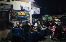 Babinsa Kelurahan Mesjid Hadiri Nobar Gembira Piala Dunia 2026 Bersama Warga