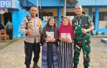 Tebar Kepedulian, Koramil 02/Batuceper Salurkan Bantuan Sembako untuk Masyarakat