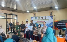 Danramil 24/Klaten Utara Hadiri Pencanangan Desa Bersinar Se-Kecamatan Klaten Utara