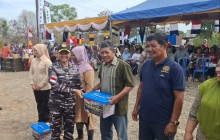 Lanal Bintan Kembali Gelar Bakti Sosial dan Pemeriksaan Kesehatan Gratis di Desa Kawal