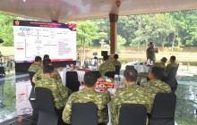 PERKUAT SINERGI TRI MATRA, DANKODAERAL III HADIRI GLADI MODEL OPERASI GERILYA MODERN KOGABWILHAN I T