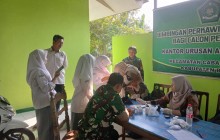 Peduli Kesehatan Masyarakat, Koramil 03/Cabangbungin Bersama Puskesmas Gelar Bakti Kesehatan