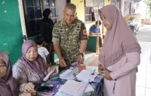 Koramil 06/Cakung Gelar Bakti Kesehatan Teritorial di Jatinegara