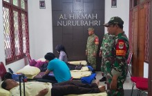 Koramil 08/Duren Sawit Gelar Bakti Kesehatan Teritorial dan Donor Darah