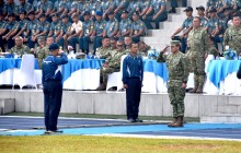 GELORAKAN SEMANGAT OLAHRAGA, PRAJURIT JALASENA KODAERAL III IKUT BERLAGA BERSAMA KONTINGEN KOARMADA 