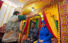 Danlanal Simeulue Jalani Prosesi Peusijuk, Pererat Sinergi Dengan Forkopimda Simeulue