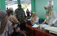 Koramil 02/Btc Gelar Bakti Sosial Kesehatan, Wujud Kepedulian TNI Terhadap Kesehatan Masyarakat