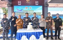 TNI AL BERHASIL MENGGAGALKAN PENYELUNDUPAN TIMAH ILEGAL SEBERAT 1,9 TON DI PERAIRAN KARIMUN
