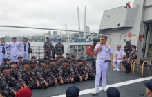 PERKUAT DIPLOMASI MARITIM, DELEGASI TNI AL SAMBUT KEDATANGAN SATGAS LATMA ORRUDA 2026 DI VLADIVOSTOK