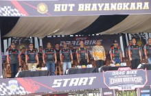Dandim 0901/Samarinda Hadiri Open Drag Bike HUT Bhayangkara ke-80 di Samarinda
