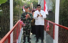 Penantian 20 Tahun Berakhir, Dandim 0723/Klaten Dan Bupati Resmikan Jembatan Perintis Garuda Penghub