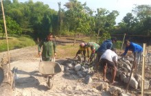 TNI Bersama Warga Wujudkan Jembatan Garuda Di Kalikotes
