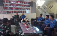 Dandim 0901/Samarinda Terima Kunjungan Silaturahmi Kepala Bandara APT Pranoto Samarinda
