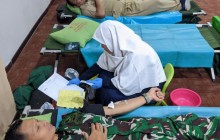 Babinsa Koramil Kota Klaten Hadiri Bakti Sosial Donor Darah, Wujud Sinergi Kemanusiaan Ketersediaan 