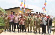Kasdim 0901/Samarinda Hadiri Vicon Peresmian Jembatan Beton Garuda dan Sumur Bor