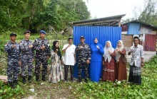 Danlanal Simeulue Resmikan Toilet di Pantai Babang, Wujud Kepedulian TNI AL Terhadap Fasilitas Masya