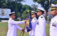 PENGANUGERAHAN BENDERA PRESTASI TAHAP I PASIS DIKREG SESKOAL ANGKATAN KE-66 OLEH DANSESKOAL