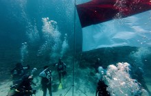 TNI AL KIBARKAN SANG MERAH PUTIH DI DASAR LAUT MOROTAI