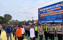 Lanal Bintan Hadiri Apel Kesiapsiagaan Pencegahan dan Penanggulangan Karhutla di Tanjungpinang