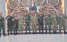 Tim Penyuluh Karhutla Sesko TNI Kunjungi Korem 091/ASN, Disambut Danrem