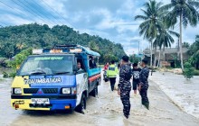 Pangkalan TNI AL Nias Gerak Cepat Bantu Warga Terdampak Banjir di Teluk Dalam Nias Selatan