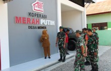 Dandim 0723/Klaten Tinjau KDKMP Desa Bener Dan Vicon Bersama Wapang TNI