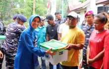 Pengabdian di Ujung Negeri, Lanal Dumai Hadir Menyapa Masyarakat Pulau Bengkalis