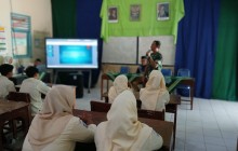 Babinsa Koramil Jogonalan Berikan Wasbang 108 Siswa SMK Muhammadiyah