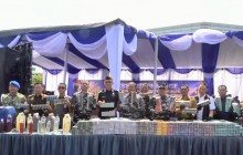 SINERGI PENEGAKKAN HUKUM TNI AL, KODAERAL III IKUTI KONFERENSI PERS SECARA VICON
