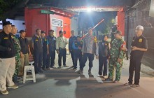 Patroli/Siskamling Koramil 05/Kramat Jati-Makasar Bersama Komduk, Jaga Kamtibmas Tetap Kondusif