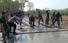 Betonisasi TMMD Perkuat Optimisme Masyarakat Terhadap Pembangunan Desa