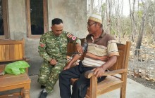 Tim Kesehatan TMMD Reguler ke-130 Kodim 0723/Klaten Kunjungi Rumah Warga Trucuk