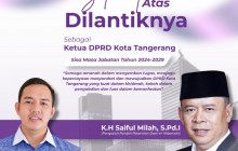 Ketua SMSI Kota Tangerang Ucapkan Selamat atas Pelantikan Syaiful Milah sebagai Ketua DPRD Kota Tang