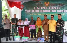 TNI AD Resmikan Jembatan Gantung Garuda di Bekasi, Dandim 0509: Bukti Nyata Kemanunggalan TNI dan Ra
