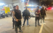 Satgas Anti Tawuran Bersiaga di Fly Over Ciracas, Polisi Jaga Malam Demi Keamanan Warga