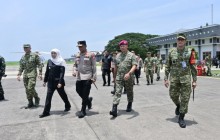 KODAERAL V, SINERGITAS TNI POLRI DAN FORKOPIMDA JATIM DALAM RANGKA KUNJUNGAN KAPOLRI DI JAWA TIMUR