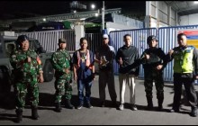 Koramil 03/Ps.Rebo, Ciracas Bersama Komduk Gelar Patroli/Siskamling Antisipasi Kamtibmas.