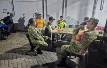 Jaga Wilayah Tetap Aman dan Kondusif, Koramil 03/Ps.Rebo-Ciracas Gelar Patroli/Siskamling