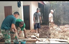 Tambah Sarana MCK, Korem 051/Wkt Penuhi Kebutuhan Panti Asuhan Karena Doa, Sawangan, Depok