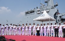 MENGEMBAN MISI “ONE OCEAN, ONE MISSION”, KODAERAL III SAMBUT KEDATANGAN INS SUNAYNA