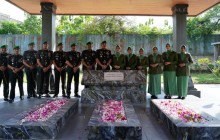 Dandim 0723/Klaten Hadiri Ziarah Rombongan HUT Ke-60 Korem 074/Warastratama di TMP Kusuma Bhakti Jur