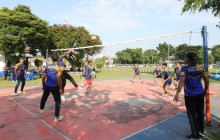 PERKUAT KERJASAMA, KODAERAL III GELAR OLAHRAGA BERSAMA CREW ANGKATAN LAUT KD LEKIR 