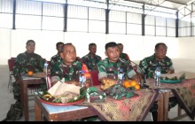 Pasiter Kodim Klaten Ikuti Video Conference Bersama Wapang TNI, Dukung Percepatan Pembangunan Kopera